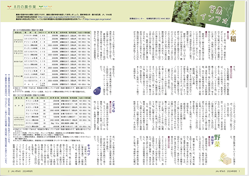 8月の農作業